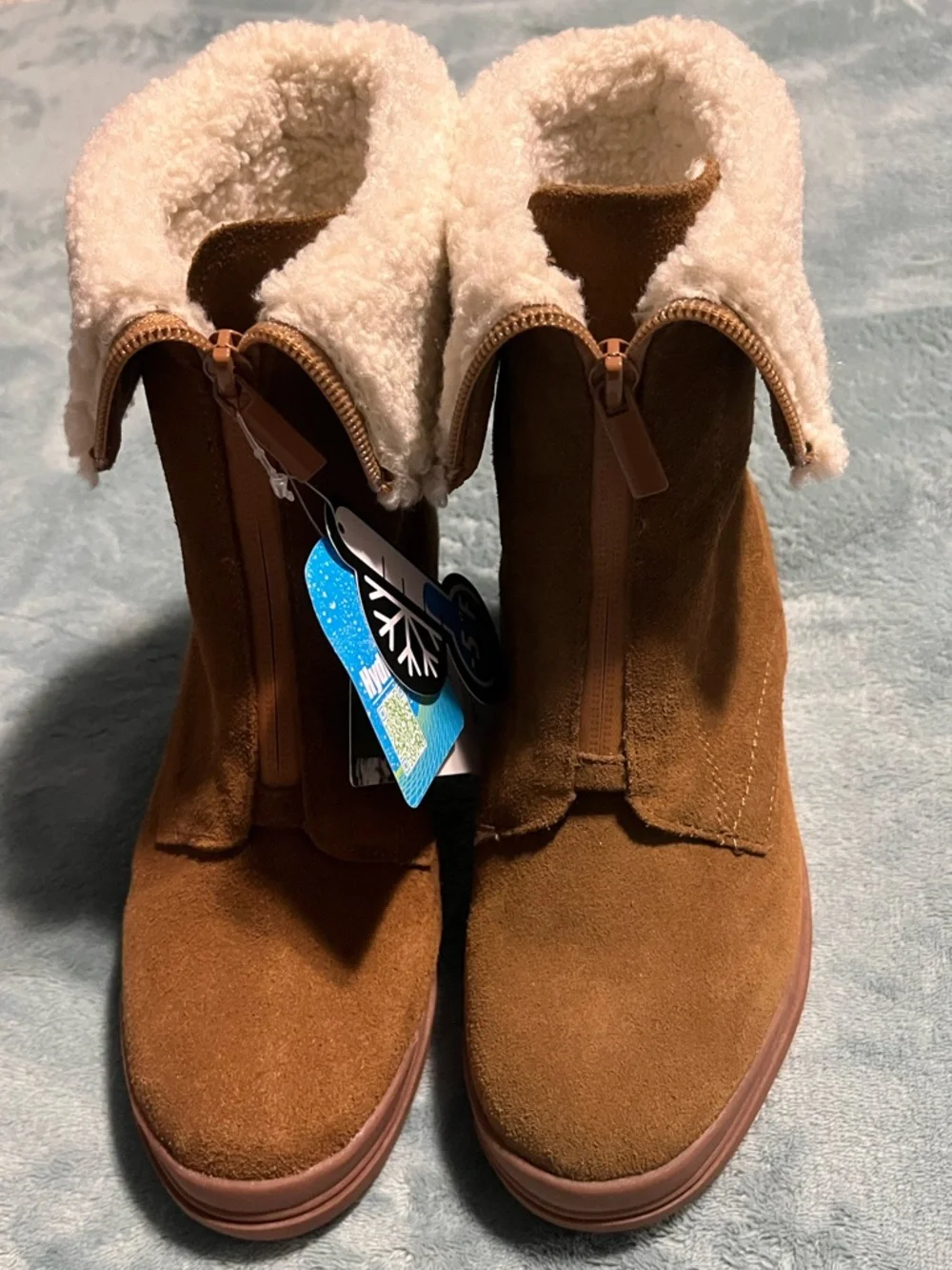 Ozark Trail Women's Snow Boots - Brown and Cream